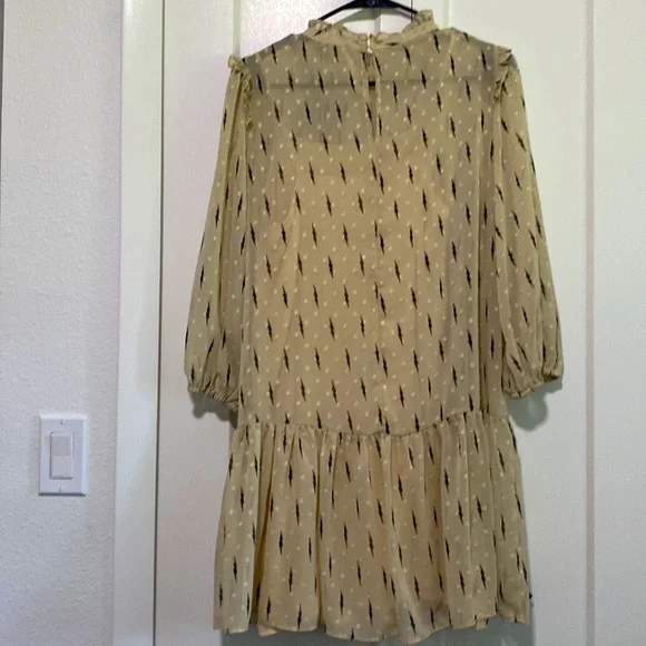 NWT ee:some Lightening Bolt Tiered Dress |Size Small - Picture 7 of 12